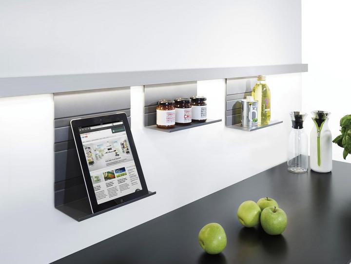Actual product image Kesseböhmer Linero MosaiQ film dispenser steel titanium grey/KS black