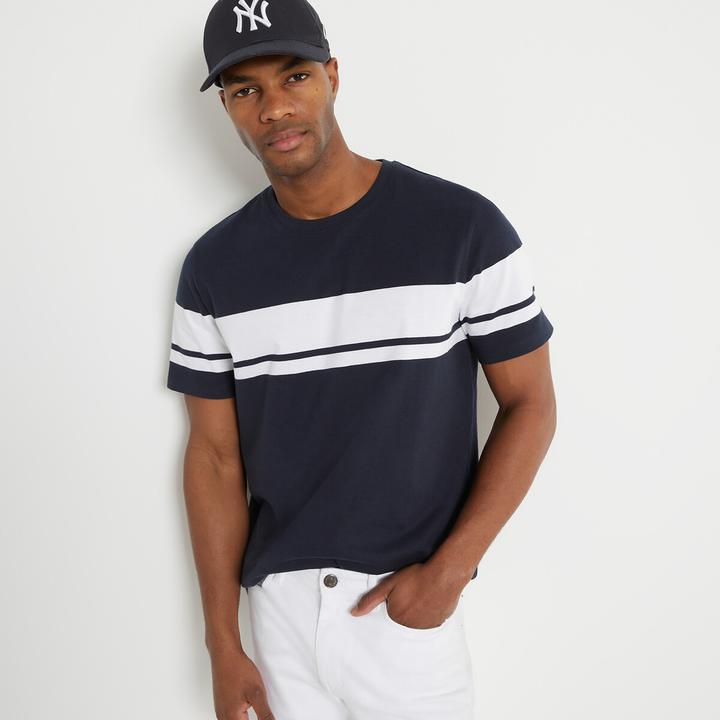 Produktbild La Redoute Collections T-Shirt mit rundem Ausschnitt (S)