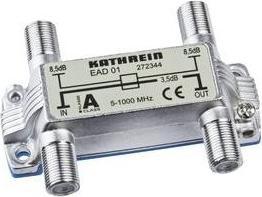 Actual product image Kathrein EAD 03 BK branching box 2gang / 16.5 dB / F connections (Manifolds and Branchers)