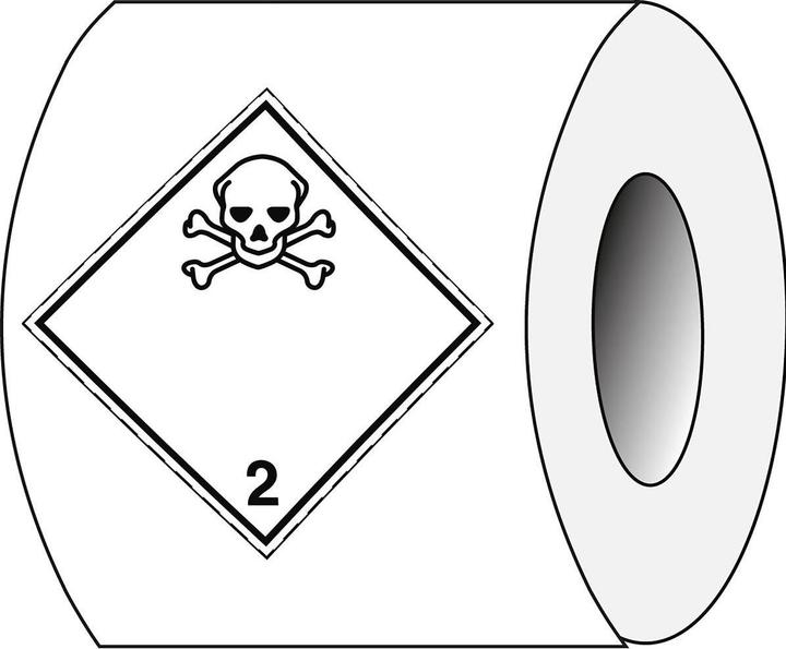 Actual product image Brady ADR 2.3 B-7541 Transport label class 2 : Gases, flammable and non-flammable Laminated