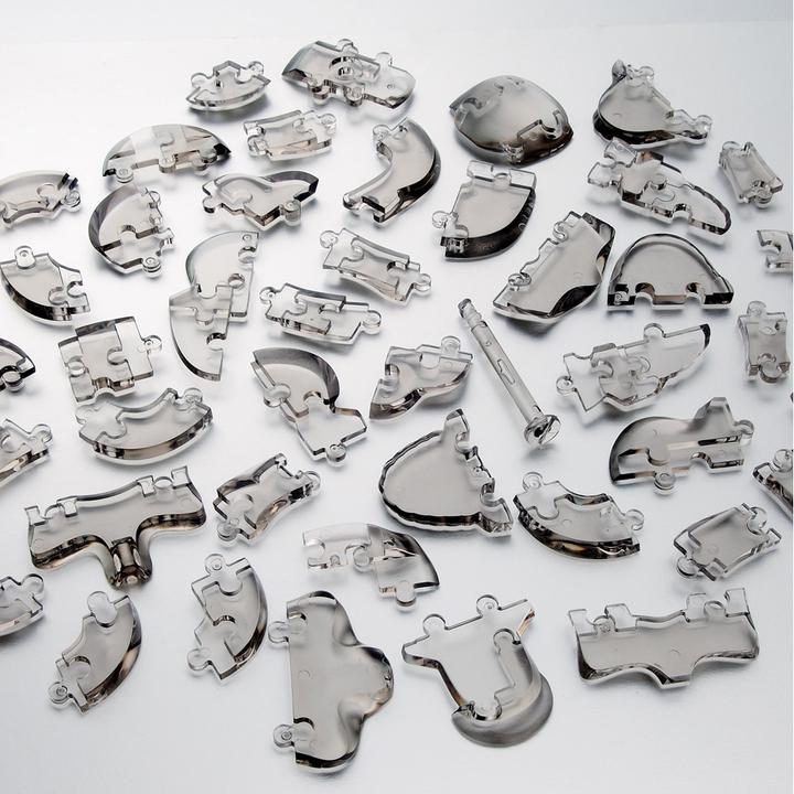 Actual product image HCM Kinzel 3D Crystal Puzzle - Skull (49 pieces)
