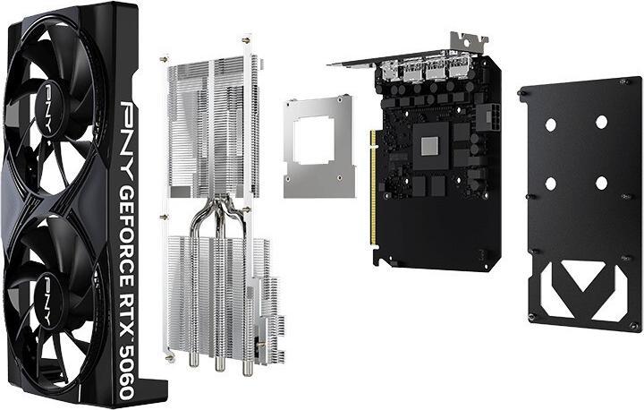 Productafbeelding PNY GeForce RTX 5060 Overclocked Dual Fan (8 GB)