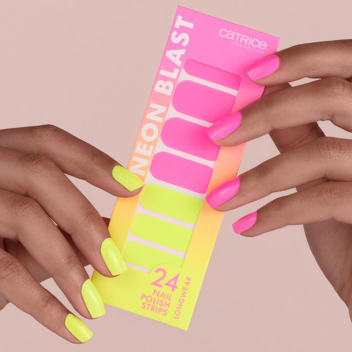 Image du produit Catrice Bande de vernis à ongles Neon Blast (Séchoirs pour vernis à ongles, Jaune, Pink)