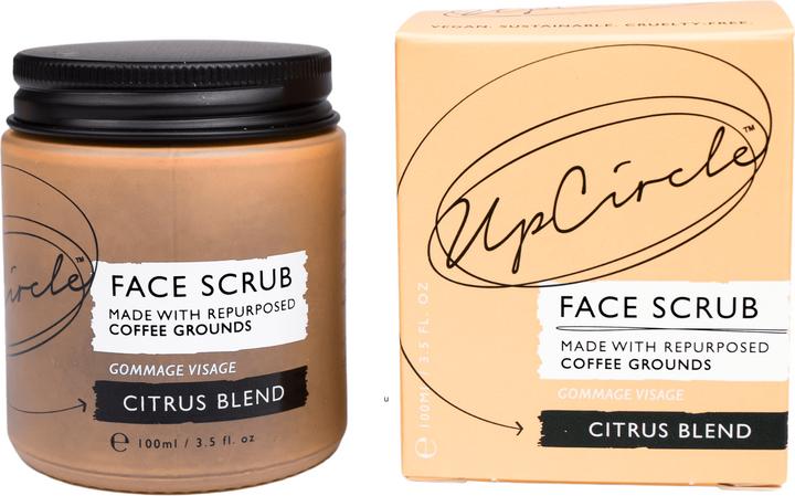 Immagine prodotto UpCircle Peeling per pelli normali e secche Scrub viso al caffè Citrusend 100 ml (Esfoliazione, 100 ml)