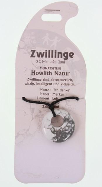 Immagine prodotto Roost Collana Gemini G251 Howlith naturale (Natura howlite)
