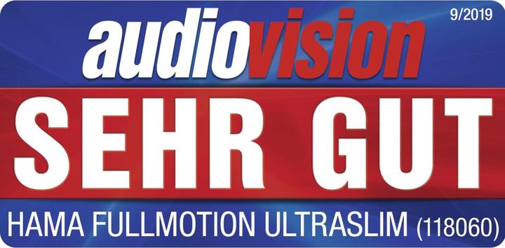 Actual product image Hama Fullmotion Ultraslim (Wall, 65", 30 kg)