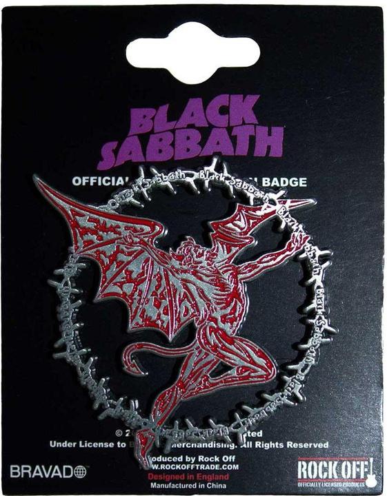 Black Sabbath Dämonenring Abzeichen Metall