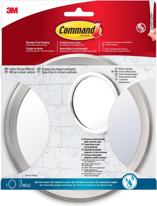 Actual product image Command Bath Mirror (Ø 17.5 cm)