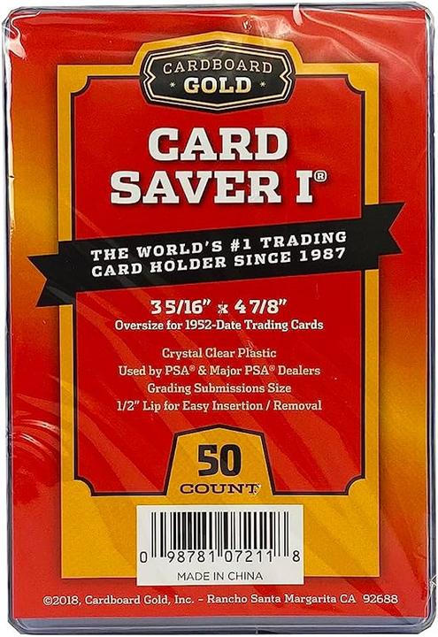Image du produit Ultra Pro 50 Cardboard Gold Graded Card PSA Submission Card Savers 1