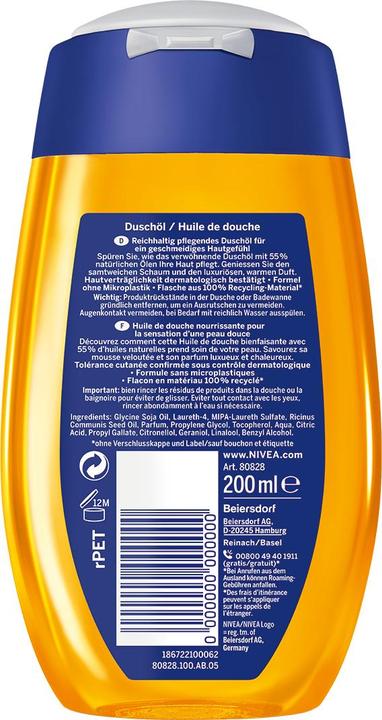 Image du produit NIVEA Huile de douche Natural (200 ml)