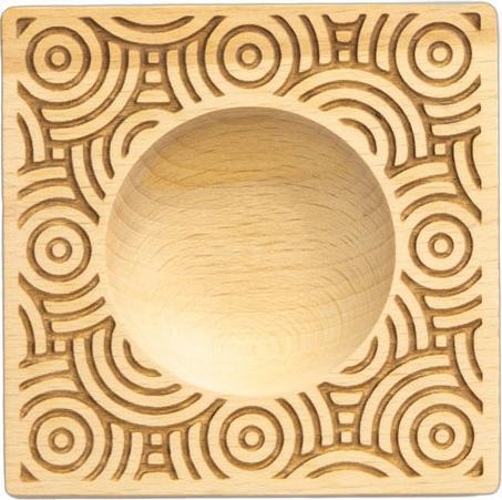 Produktbild Leonardi Wood Handgefertigte Ravioli Holzform XL Kreise