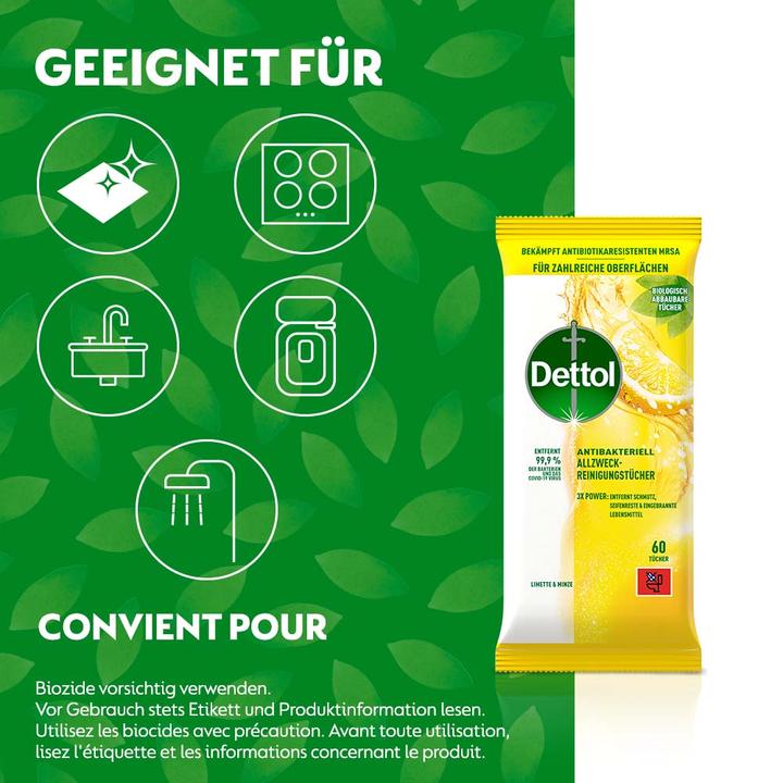 Produktbild Dettol Allzweck Reinigungstücher