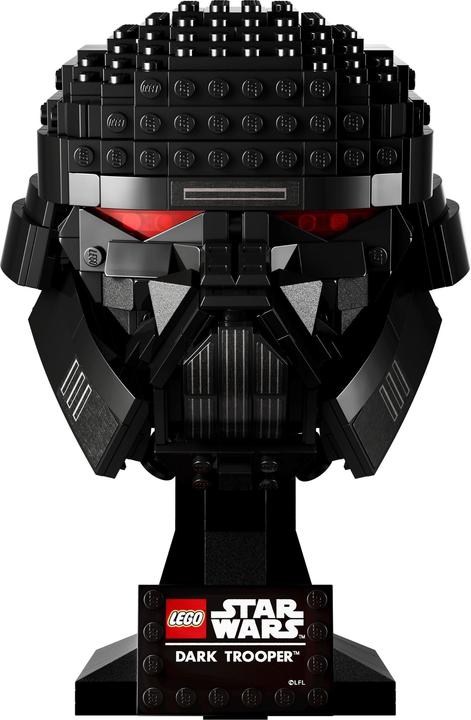 Actual product image LEGO Dark Trooper Helmet (75343, LEGO Rare Sets, LEGO Star Wars)
