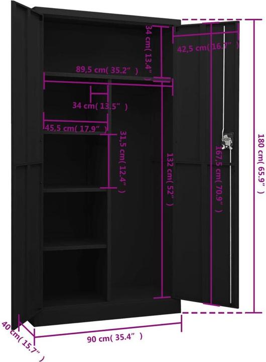 Produktbild VidaXL Piama (90 x 40 x 180 cm)