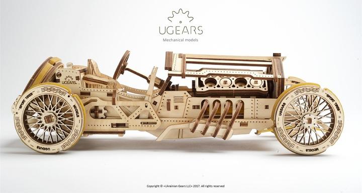 Actual product image Ugears U-9 Grand Prix Car