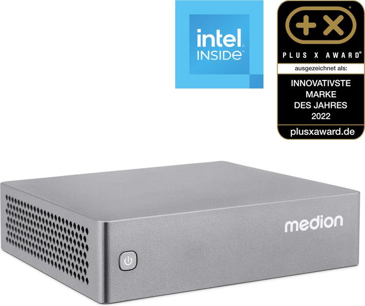 Actual product image Medion S06e Mini PC (Intel N100, 4 GB, 128 GB, Intel UHD Graphics)