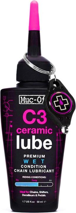 Muc-Off C3 Ceramic Lube Wet (50 ml, Olio per catene)
