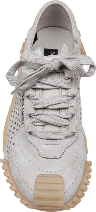 Actual product image Dolce & Gabbana ns1 sneakers in suede color grey (45)