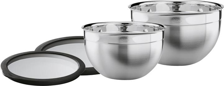 Rösle Schüssel-Set mit Frischhaltedeckeln (24 cm, 5.40 l, 4 x)