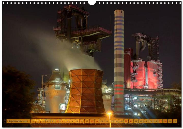 Produktbild RUHRPOTT LICHTER (Wandkalender 2025 DIN A3 quer), Monatskalender (A3, Deutsch)