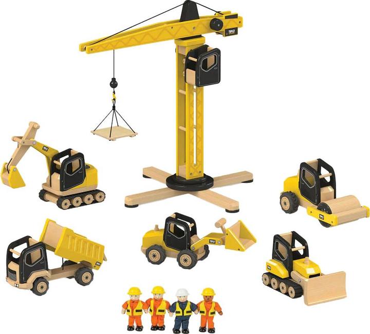 Actual product image Bigjigs Wooden bulldozer