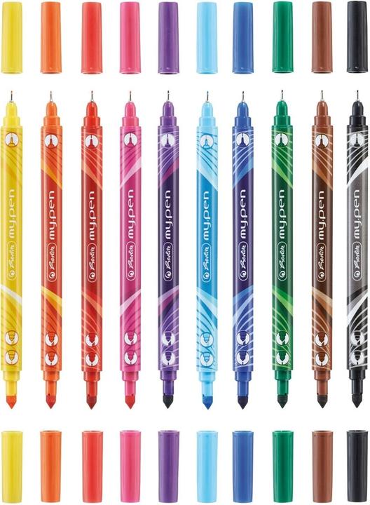 Produktbild Herlitz my.pen Fineliner und Fasermaler (Mehrfarbig, 10 x)