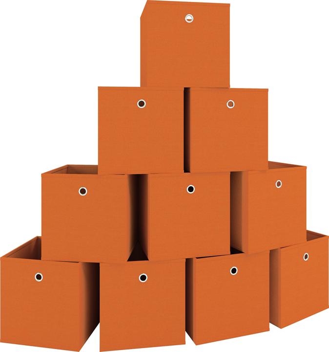Immagine prodotto VCM Set di 10 scatole pieghevoli in tessuto (28 x 27 x 27 cm)