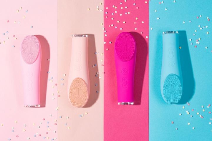 Produktbild ORO Sonic brush for cleaning make-up and facial massage, Blue