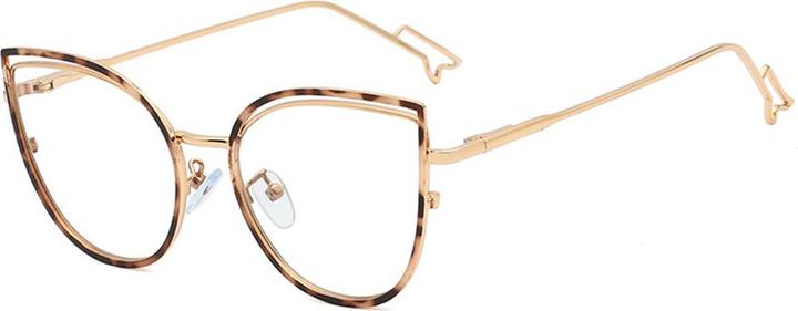 Techsuit - Anti-Blue Light Glasses Reflex Metal (F95597-C13) - Butterfly - Leopard