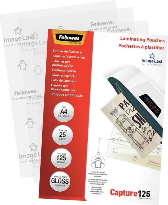 Produktbild Fellowes Capture 125 (A4, 25 Stück, 125 µm)