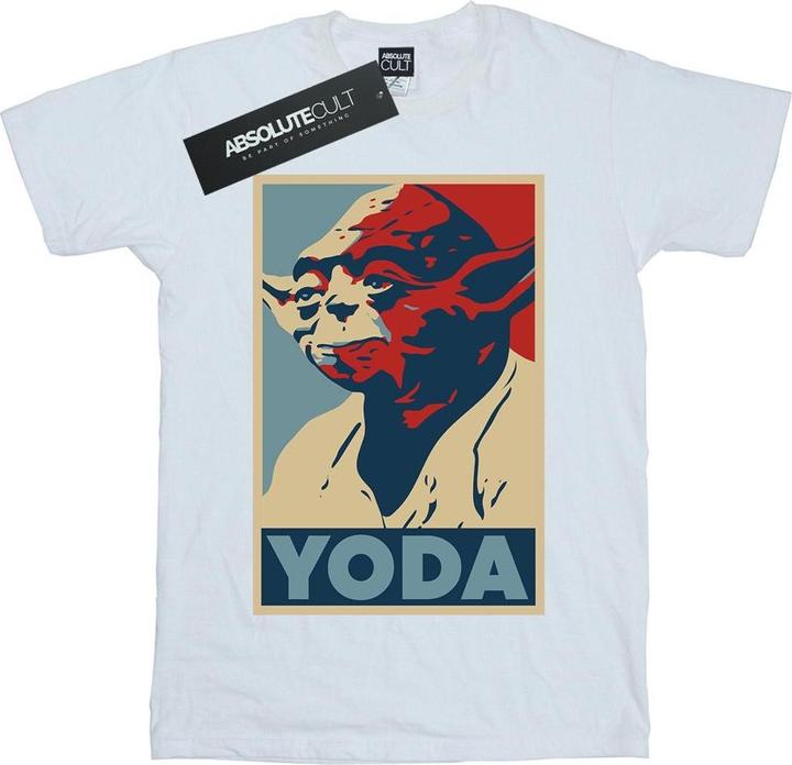Star Wars Yoda Poster TShirt Mädchen (140, 146)