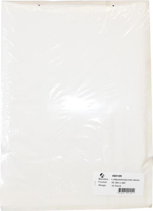 Image du produit Mailmedia Pochettes d'expédition à bulles d'air, type I19, blanc, 56 g Dimensions extérieures : 320 x 455 mm (10 x)