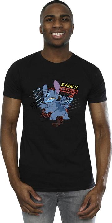 Immagine prodotto Disney Lilo And Stitch Easily Distracted Maglietta Uomo (4XL)