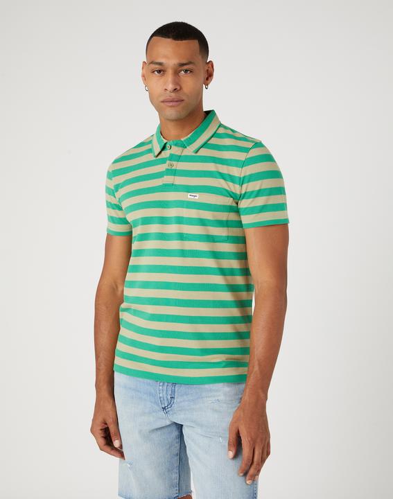 Wrangler Stripe Polo Shirt (S)