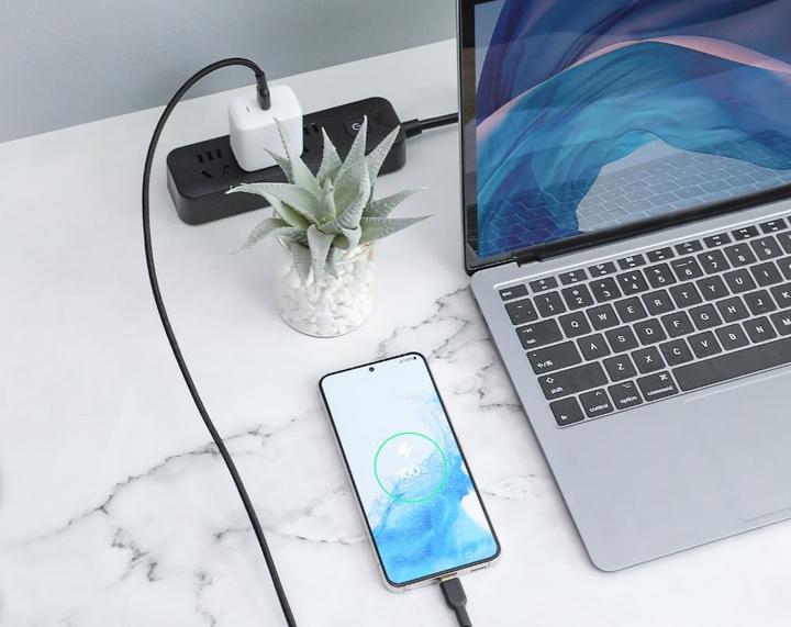 Image du produit Aukey Câble USB-C - USB-C, PD 60W, 1.8 m (1.80 m, USB 3.2 Gen 1, 60 W)