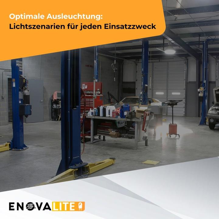 Produktbild Enovalite LED-Highbay-Leuchte, UFO, EEK: C, 200W, 34000lm, 4000K, schwarz (34000 lm)