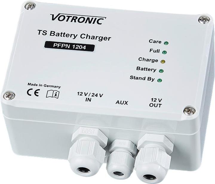Votronic PFPN 1204 On-board B2B charging converter TS battery charger 0695 (12V, 24V, 4 A)
