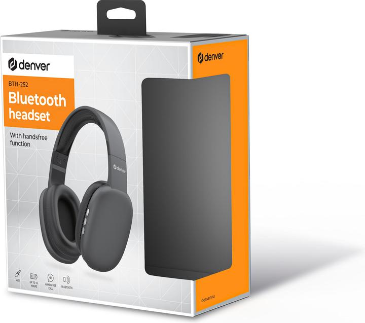 Actual product image Denver BTH-252 (No noise cancelling, 10 h, Wireless)