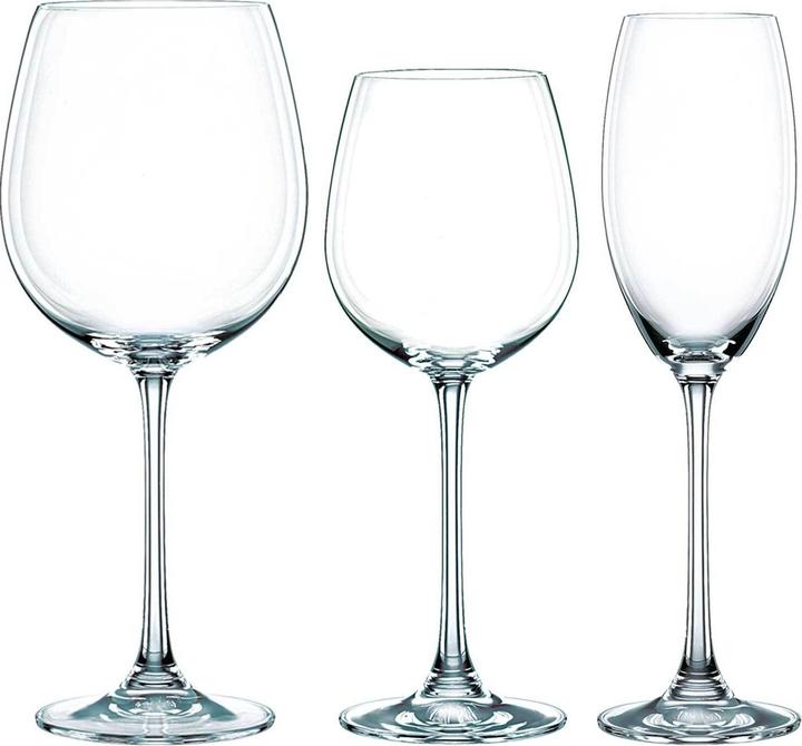 Nachtmann Vivendi Weinglas 18-er Set (18 Gläser, Rotweingläser, Weissweingläser)