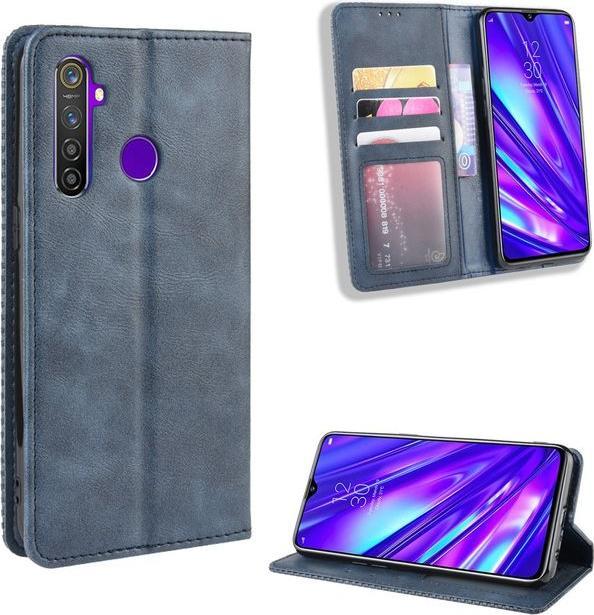 Produktbild MU Classic Retro Leder Bookcover Series (Realme 5 Pro)
