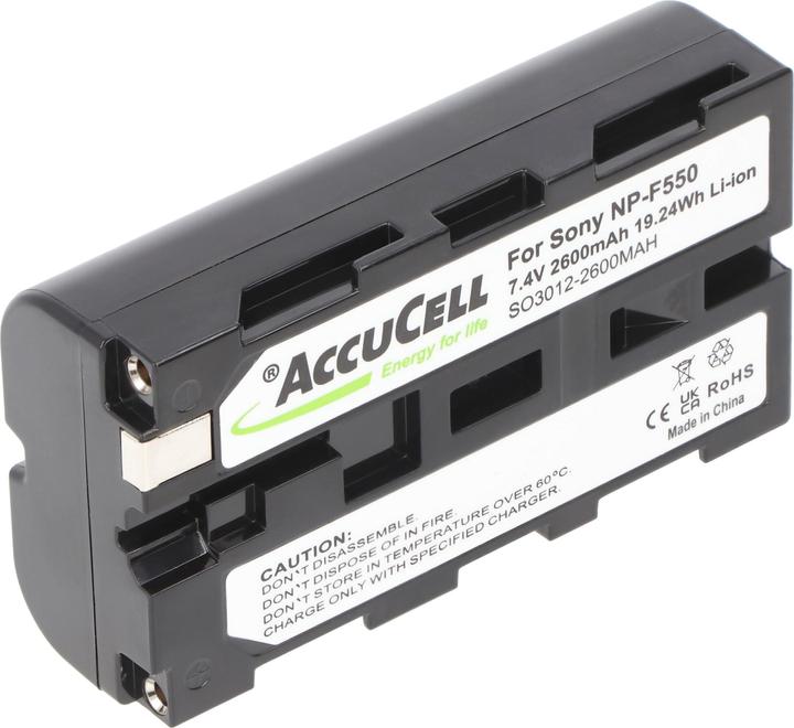 Produktbild AccuCell Akku Sony NP-F550, NPF530, NPF330 (Kamera Akku)