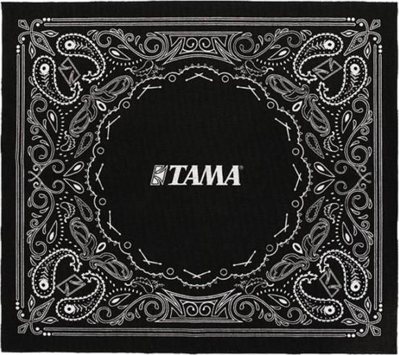 Image du produit Tama TDR-PA Tapis de batterie Paisley Noir
