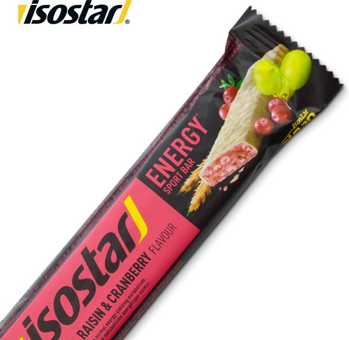 Produktbild Isostar Energy Riegel Cranberry (Rosine & Beeren, 1 Stk., 40 g)