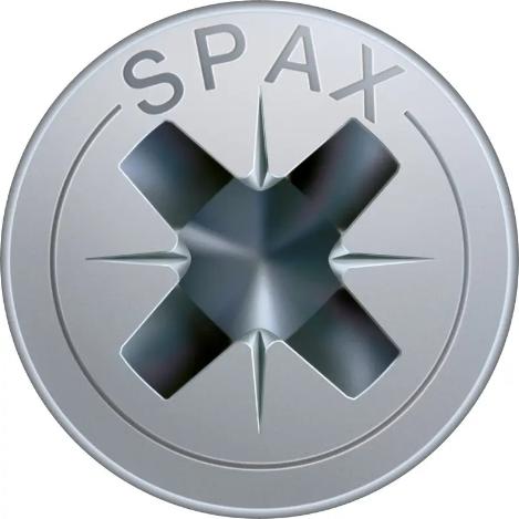 Produktbild Spax Schraube R 88094 Senkkopf m.Spitze/Kreuzschl.-PZ 4 x 80/50-Z Stahl galvanisch verzinkt WIROX (200 Schrauben pro Stück)