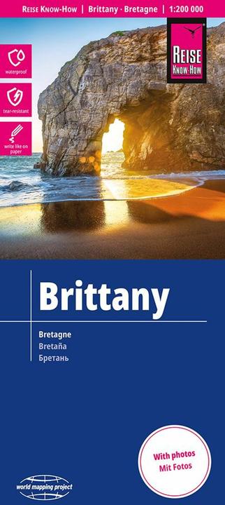 Produktbild Landkarte Bretagne 1 : 200.000 200000