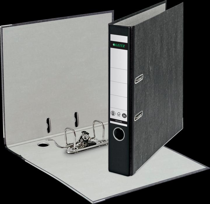 Actual product image Leitz STANDARD-ORDER A4 52MM With slots, for A4 format, cardboard (RC), back width 52mm. Pate (A4, 52 mm, 1 Piece)