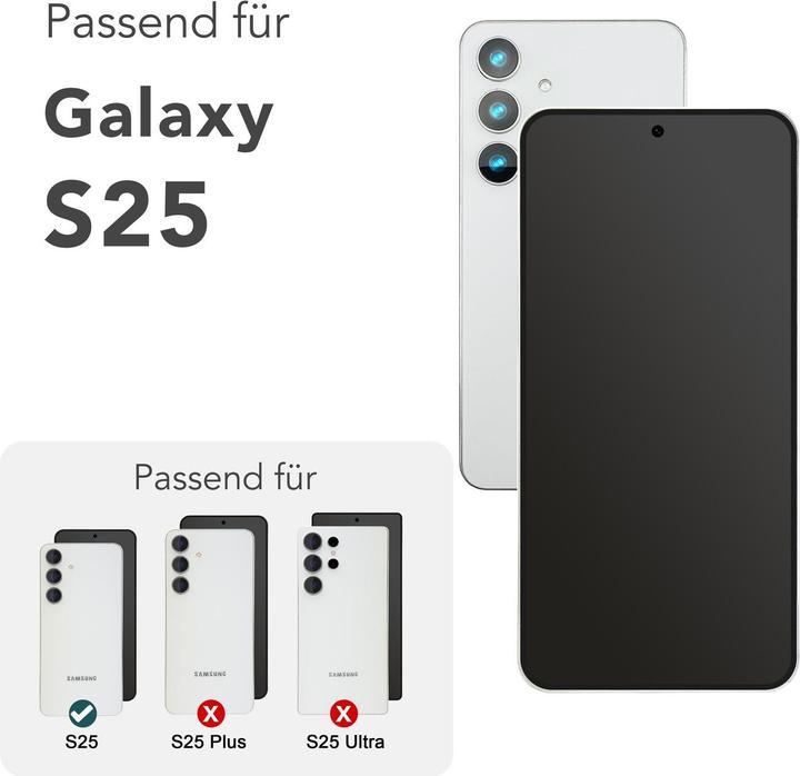 Immagine prodotto Nalia AntiSpyX - Privacy Schutzglas mit Schablone - Full Screen Anti-Spy Protector (1 Pezzo/i, Samsung Galaxy S25)
