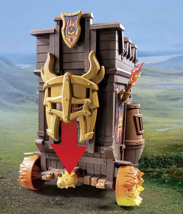 Produktbild Playmobil Angriffswagen mit Feuerkanone (71643, Playmobil Novelmore)