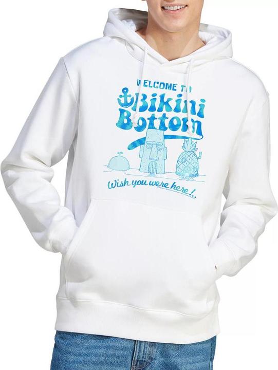 Immagine prodotto Spongebob Squarepants Bikini Bottom Welcome Felpa con Cappuccio Uomo (L)