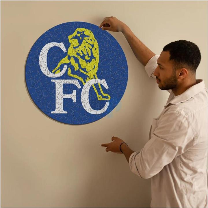 Produktbild Iconic Chelesea FC - Retro Logo - Holz Puzzle Grösse L (500 Teile) (500 Teile)